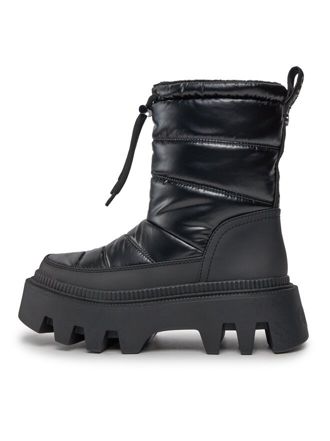 Buffalo Ботильйони Buffalo Flora Puffer Boot 1622359 Чорний