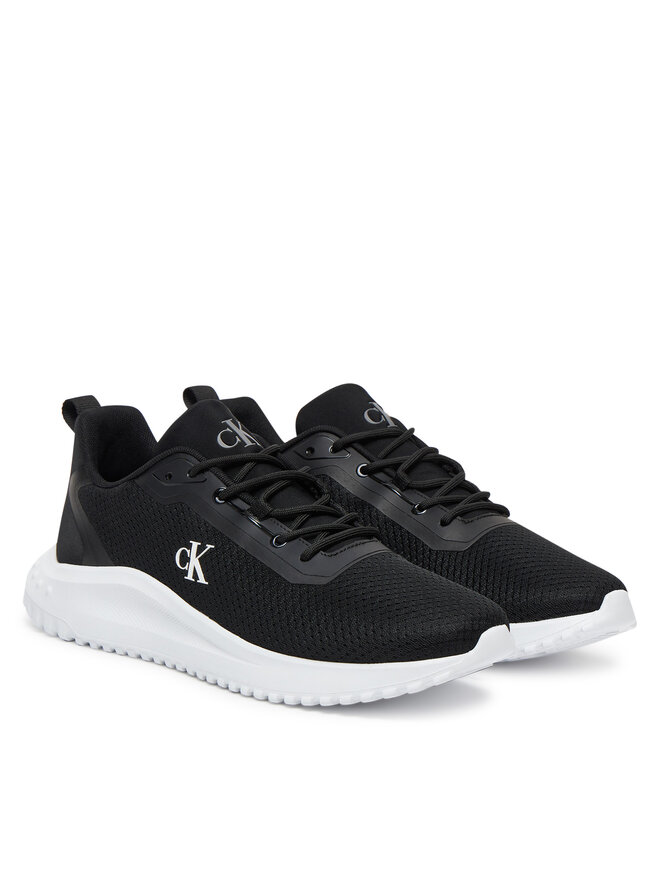 Calvin Klein Jeans Αθλητικά Calvin Klein Jeans Eva Runner Mix Mesh YM0YM01285 Μαύρο