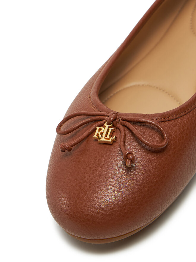 LAUREN RALPH LAUREN Балеринки Lauren Ralph Lauren 802942766002 Кафяв