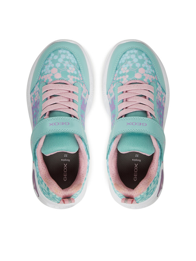 Geox Sneakersy Geox J Assister J45E9B 02ABC C4235 D Turkusowy