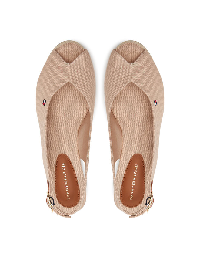 Tommy Hilfiger Espadryle Tommy Hilfiger Flag Mid Wedge Espad Slingback FW0FW08595 Różowy