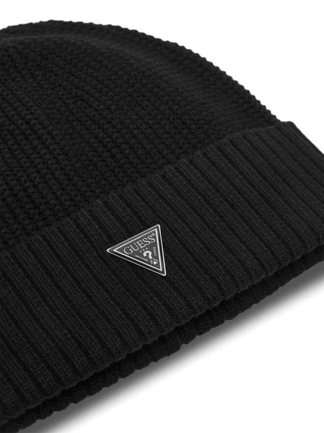 Guess Комплект шал и шапка Guess M4BZ14 Z2W80 Черен