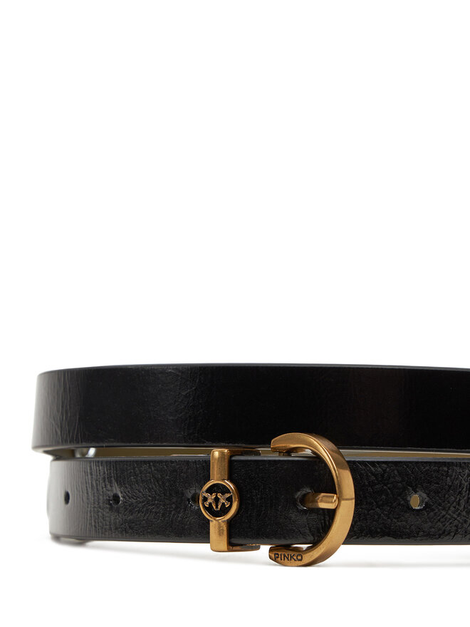 PINKO Cinturón para mujer PINKO Love Berry H2 Reversible 20251 PLT1 104592 A2BY Negro