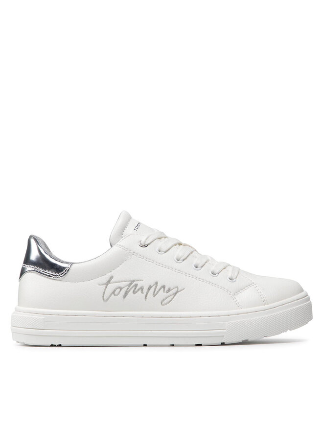 Tommy Hilfiger Αθλητικά Tommy Hilfiger Low Cut Lace-Up Sneaker T3A4-31163-1190 Λευκό