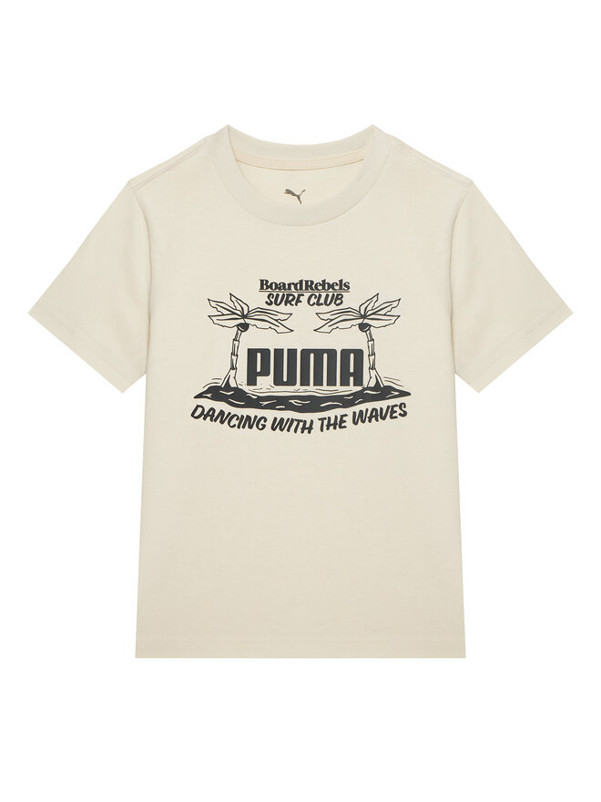 Puma Puma Marškinėliai MID90S Graphic 685152 Smėlio Regular Fit