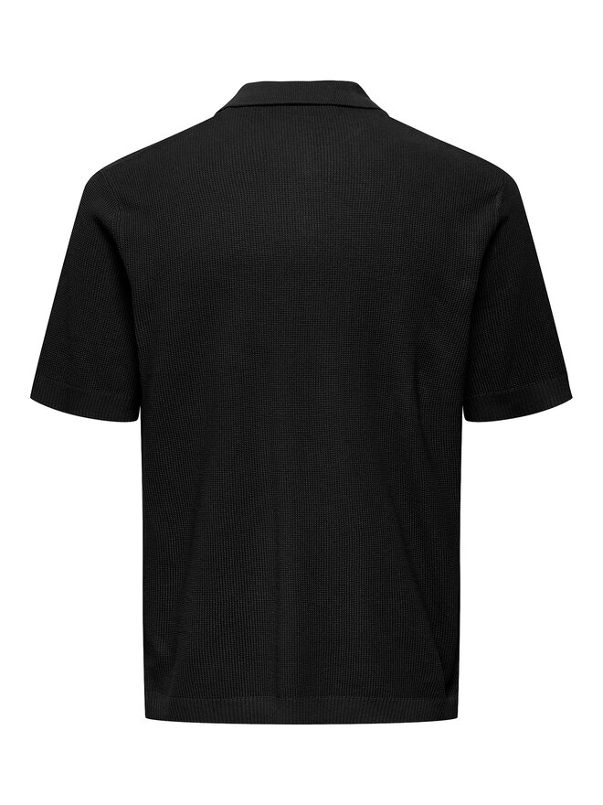 Only & Sons Only & Sons Polo Tony 22033571 Μαύρο Regular Fit