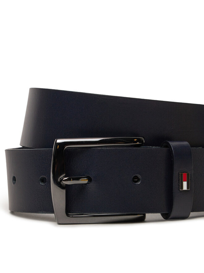 Tommy Hilfiger Cintura da uomo Tommy Hilfiger Denton AM0AM12546 Blu scuro