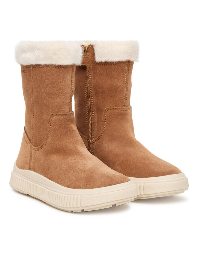 Geox Stiefel Geox J Laquinny Wpf J56NFB 00022 C6627 S Braun