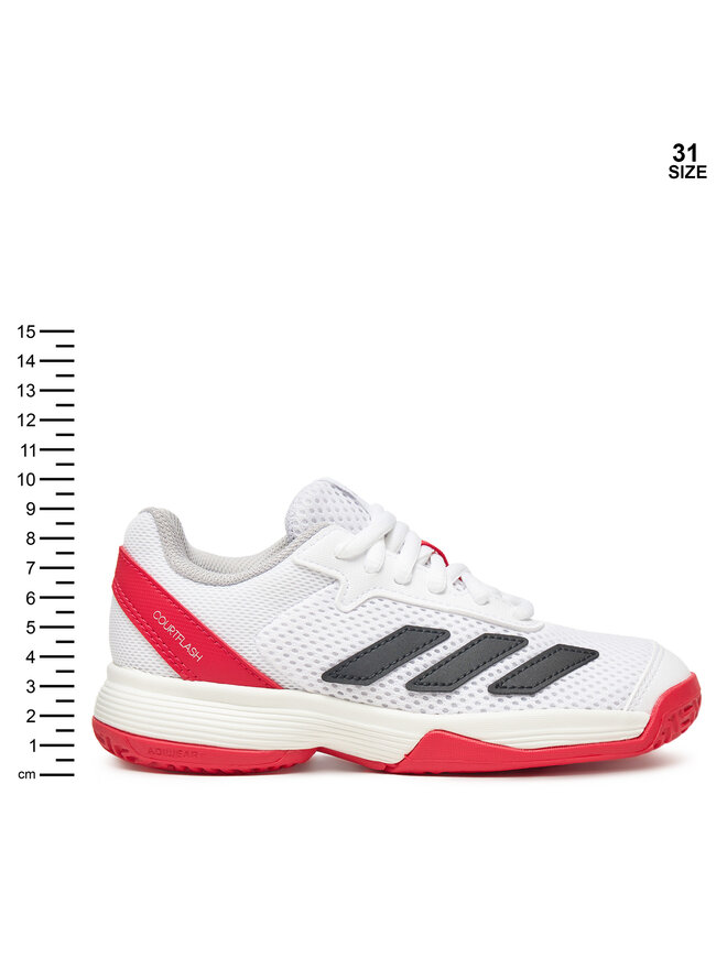adidas Buty do tenisa adidas Courtflash JI2448 Biały