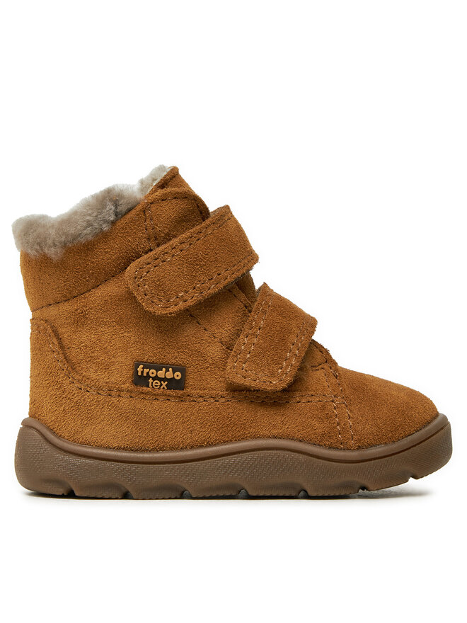 Froddo Ботуши Froddo Zeru Tex Furry Barefoot G2110149-2 M Кафяв