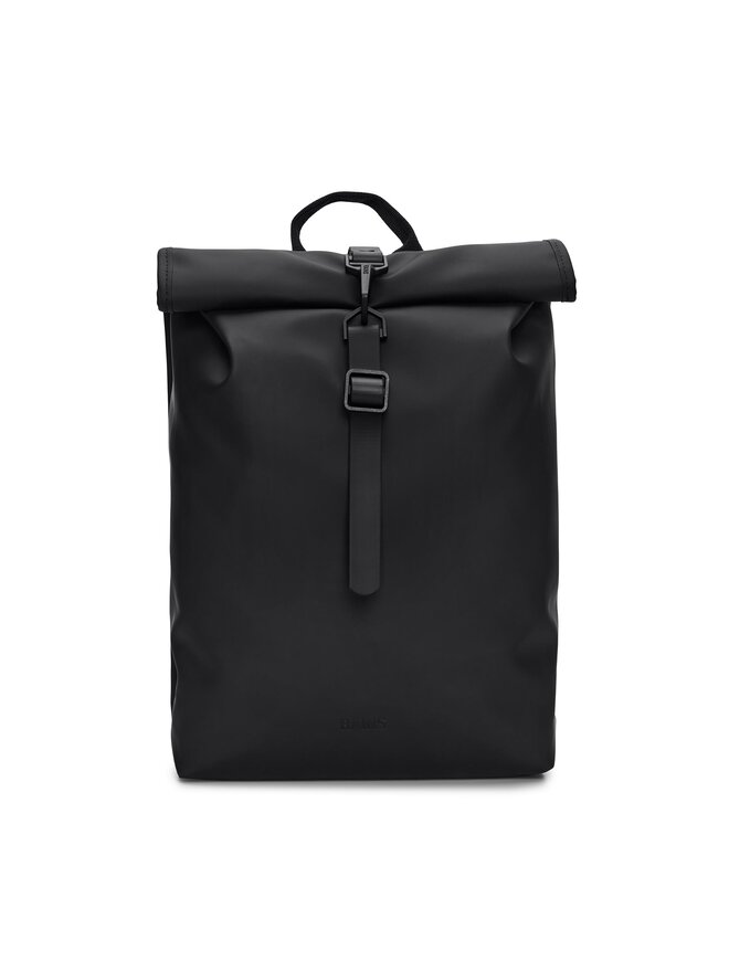 Rains Σακίδιο Rains Rolltop Rucksack Mini W3 13330 Μαύρο
