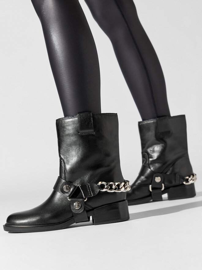 Guess Stivali texani Guess Ruben FL7RUB LEA10 Nero
