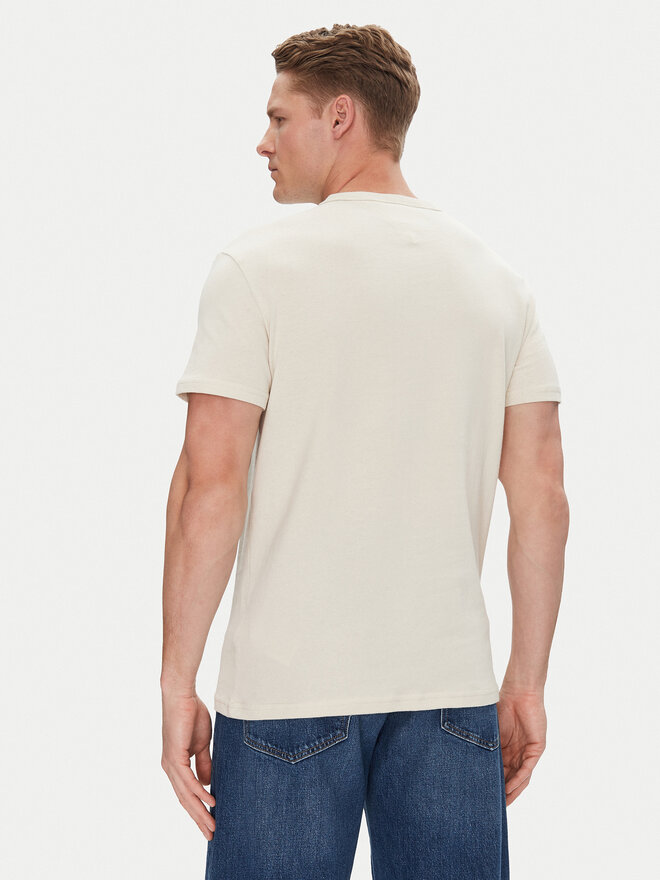 Tommy Jeans Tommy Jeans Camiseta Badge DM0DM20322 Beis Regular Fit