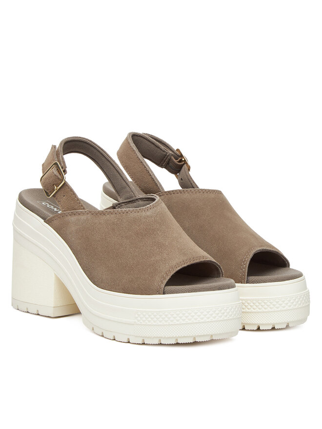 Converse Sandały Converse Chuck 70 De Luxe Heel Mule A15071C Zielony