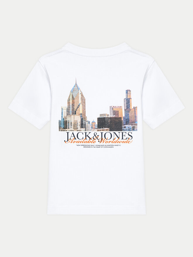 Jack&Jones Junior Jack&Jones Junior Camiseta Boston 12274897 Blanco Relaxed Fit