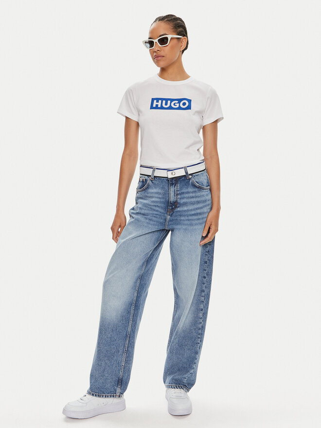 HUGO HUGO Camiseta Classic 50510772 Blanco Regular Fit