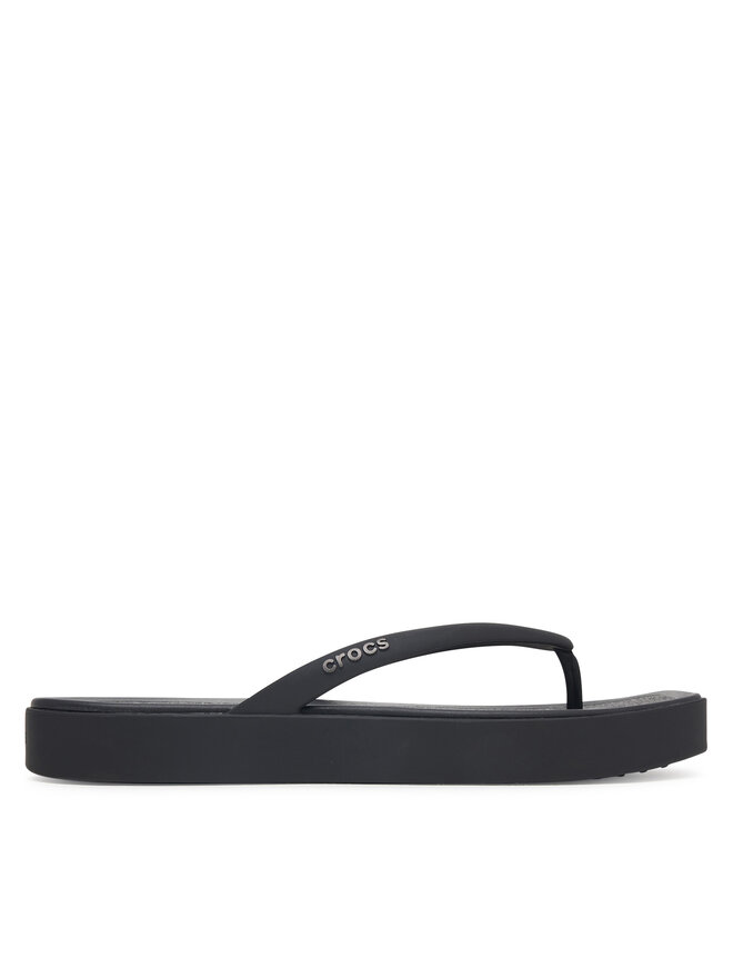 Crocs Zehentrenner Crocs Miami Square Flatform Flip 214161 Schwarz