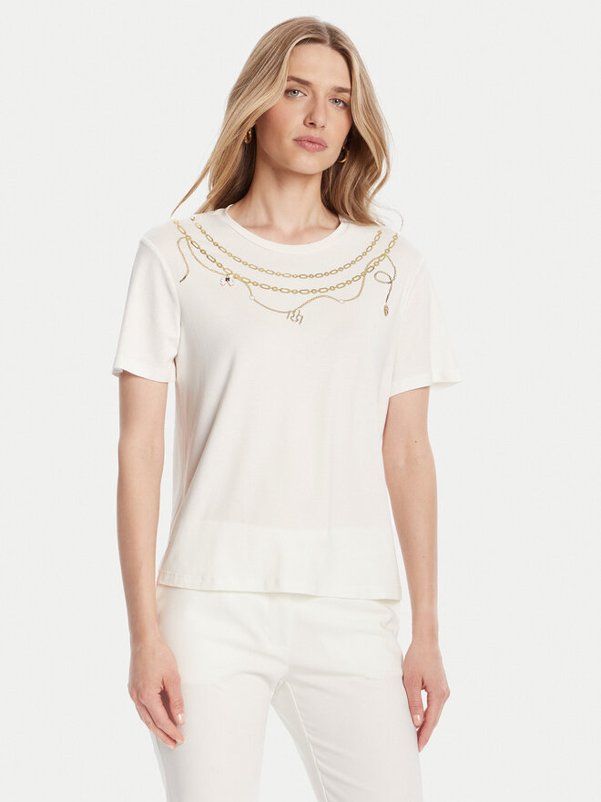 Rinascimento Rinascimento Camiseta CFC0125707003 Blanco Regular Fit