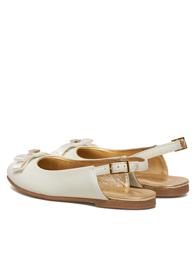 Tommy Hilfiger Sandalen Tommy Hilfiger Ballerina Chanel T4A3-33929-0206 M Écru