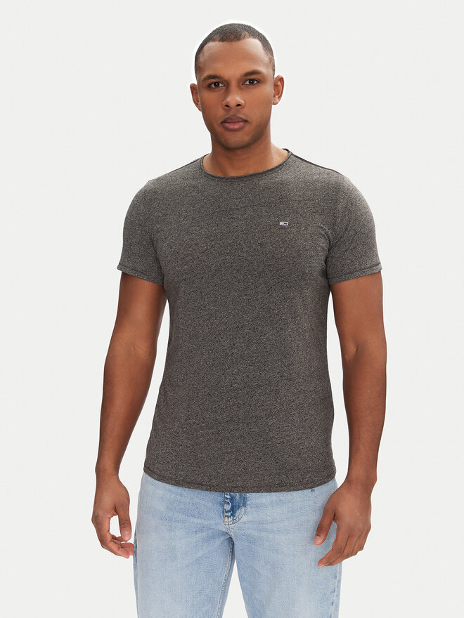 Tommy Jeans Tommy Jeans Marškinėliai Jaspe DM0DM09586 Pilka Slim Fit