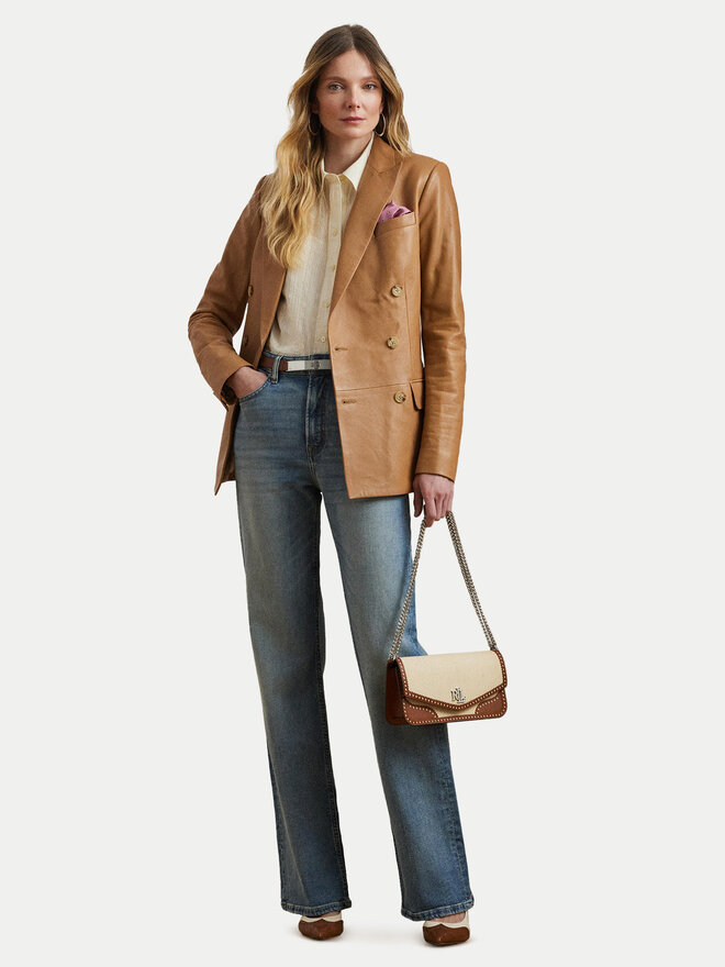 LAUREN RALPH LAUREN Torebka LAUREN RALPH LAUREN Sawyer 431966774001 Beżowy