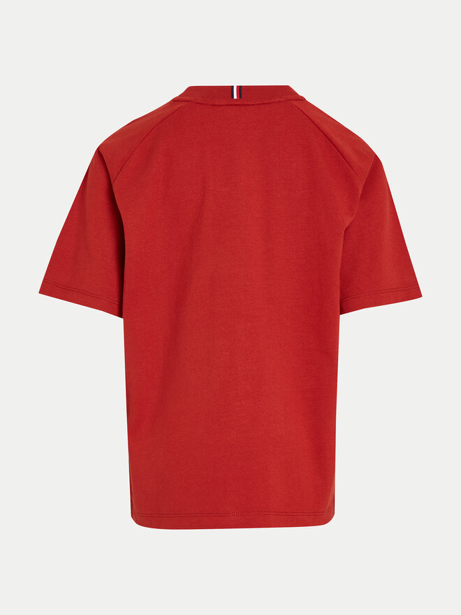 Tommy Hilfiger Tommy Hilfiger Camiseta Varsity KB0KB08666 Rojo Regular Fit