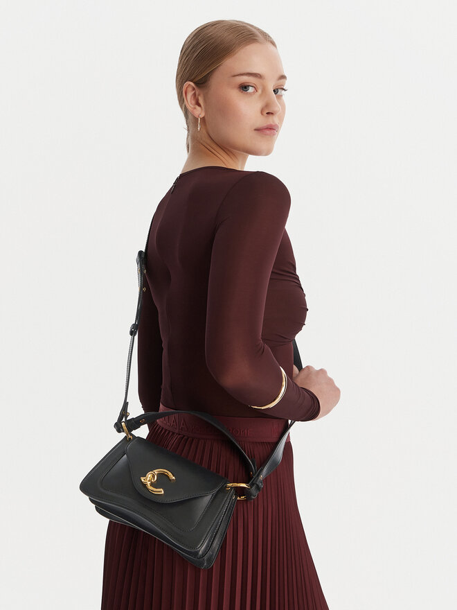 Coccinelle Handtasche Coccinelle SSK Coccinelle C-ME Calf E1 SSK 18 04 01 Schwarz