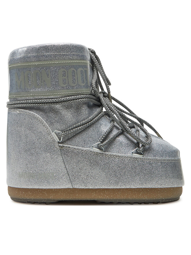Moon Boot Śniegowce Moon Boot Icon Low Glitter 80D1409440 Srebrny