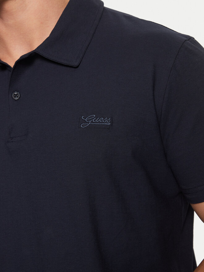 Guess Guess Polo M4YP31 KCD60 Tamnoplava Regular Fit