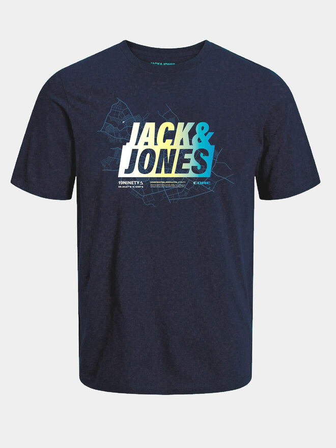 Jack&Jones Jack&Jones Camiseta Map 12257908 Azul marino Regular Fit