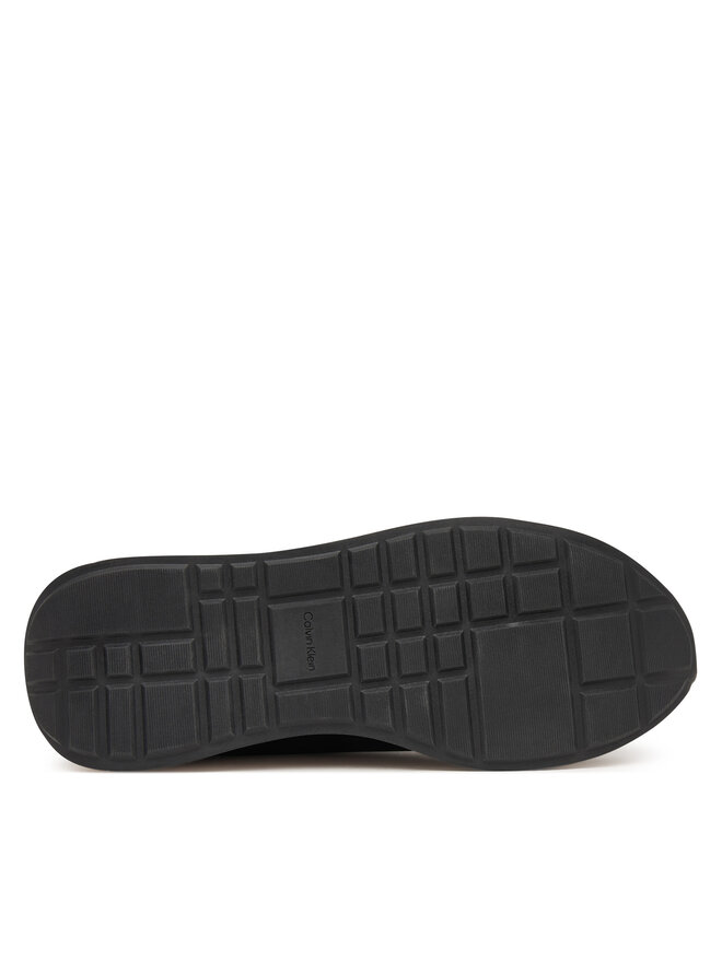 Calvin Klein Sneakers Calvin Klein Retro Runner Sock Panl Lth Neo HW0HW03118 Schwarz