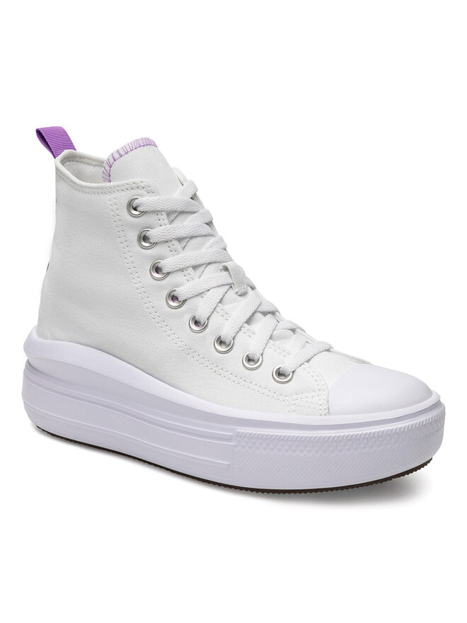 Converse Plátěnky Converse CHUCK TAYLOR ALL STAR MOVE PLATFORM A03667C Bílá