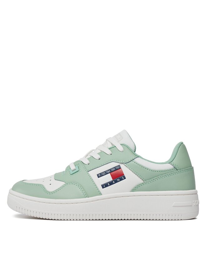 Tommy Jeans Laisvalaikio batai Tommy Jeans Tjw Retro Basket Ess EN0EN02505 Žalia