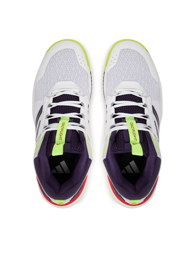adidas Zāles apavi adidas Crazyflight 6 Mid HP7037 Balts