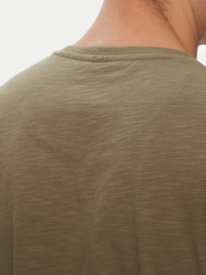 INDICODE INDICODE T-Shirt Inandorra 41-104 Χακί Regular Fit