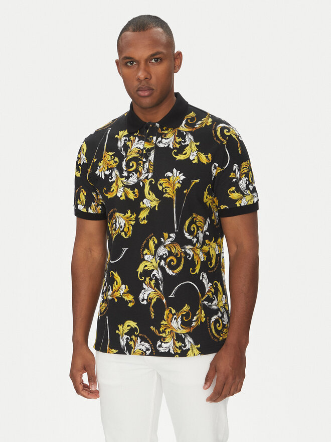 Versace Jeans Couture Versace Jeans Couture Poloshirt 78GAG6S0 Schwarz Regular Fit