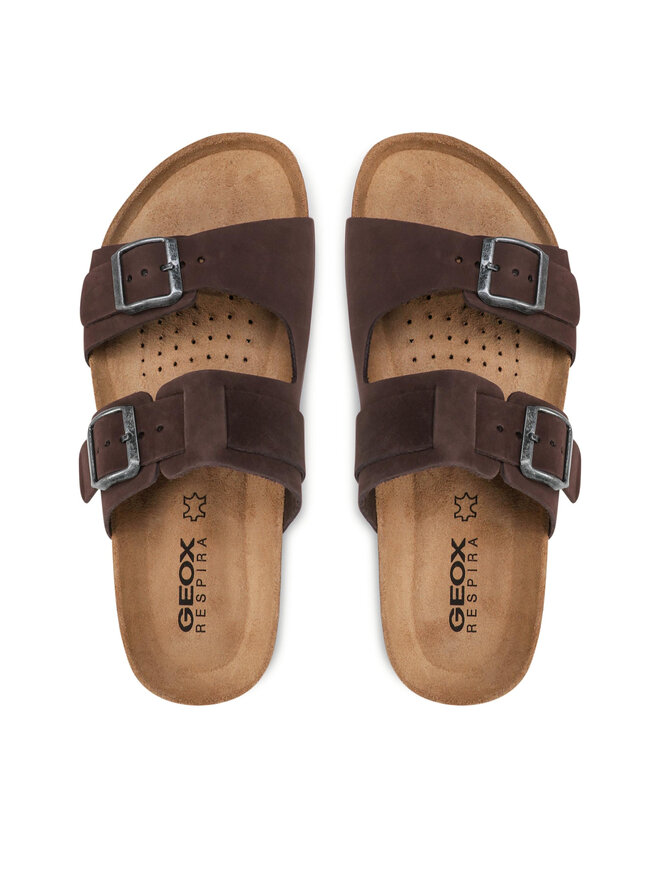 Geox Pantoletten Geox U Sandal Ghita B U159VB 00032 C6024 Braun