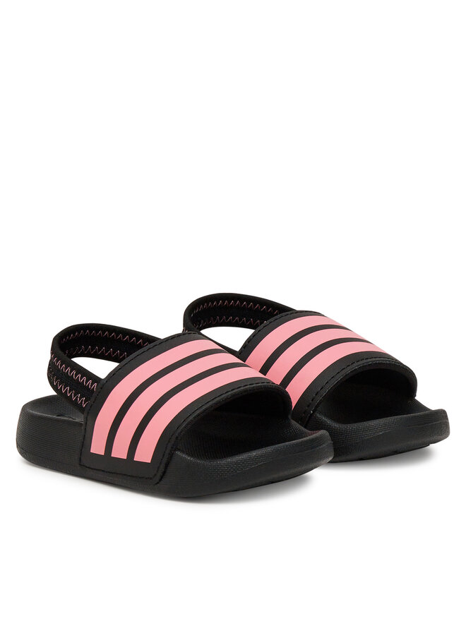 adidas Sandały adidas adilette Estrap JR5325 Czarny