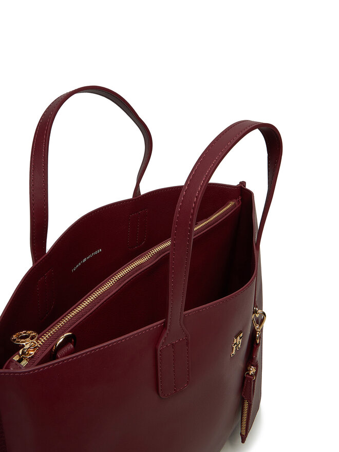 Tommy Hilfiger Handtasche Tommy Hilfiger AW0AW17335 Dunkelrot