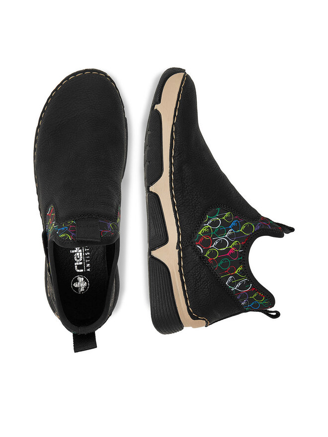 Rieker Halbschuhe Rieker 45957-00 Schwarz