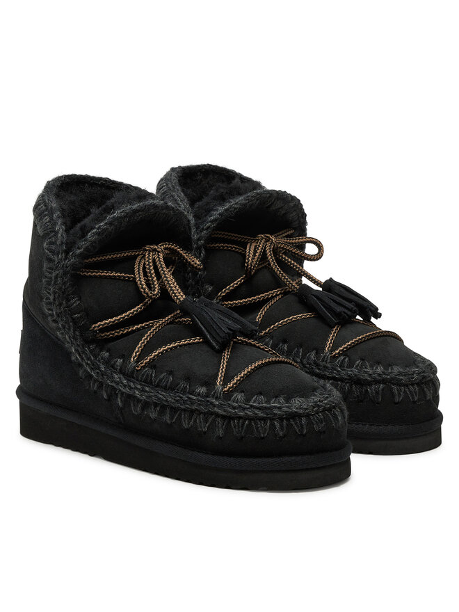 Mou Schneeschuhe Mou Eskimo Scoubidoo Lace FW101124A Schwarz