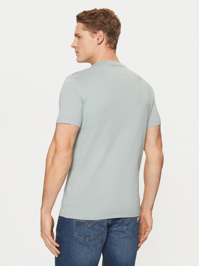 Guess Guess Marškinėliai M2YI71 I3Z14 Pilka Slim Fit