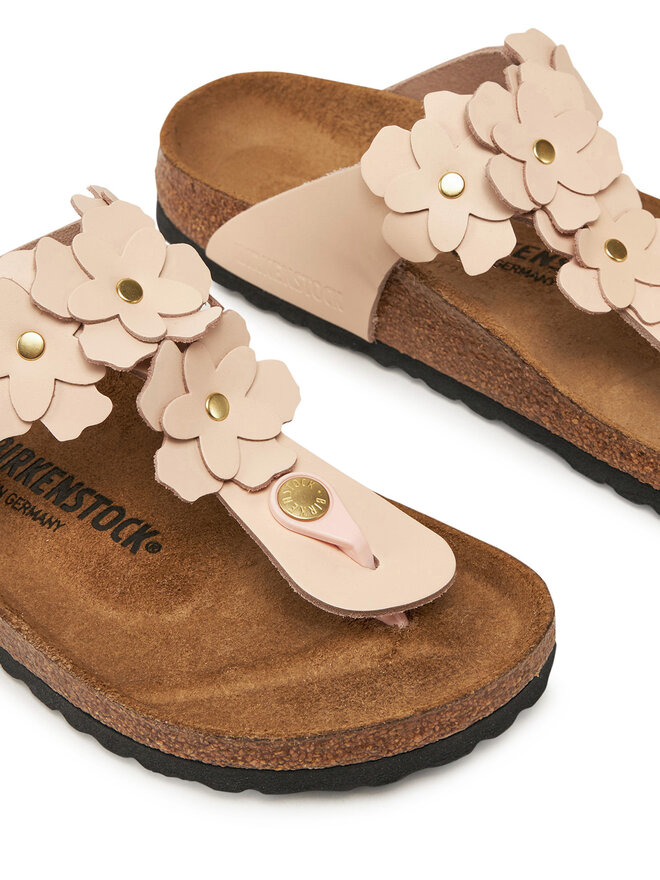 Birkenstock В'єтнамки Birkenstock Gizeh Flowers 1029304 Рожевий