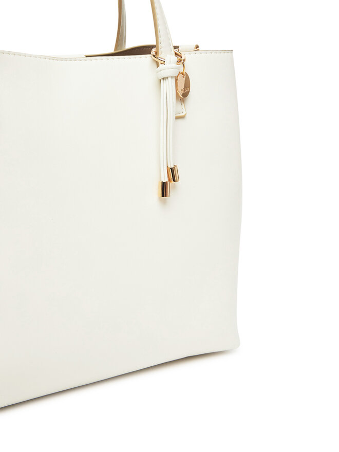 Aldo Handtasche Aldo Carafe 13989215 Écru