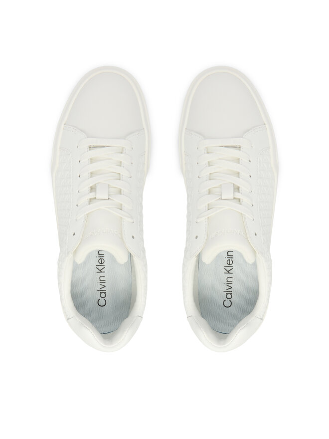Calvin Klein Sneakers Calvin Klein Chunky Cupsole Laceup Lth Aop YW0YW02058 Weiß