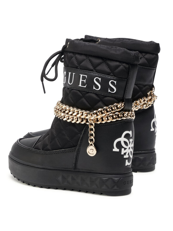 Guess Botki Guess Fariba FL8FRB FAB12 Czarny