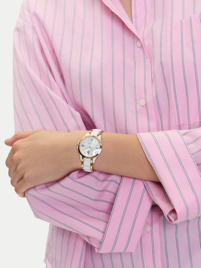 U.S. Polo Assn. Reloj U.S. Polo Assn. Selena USP8382YG Blanco