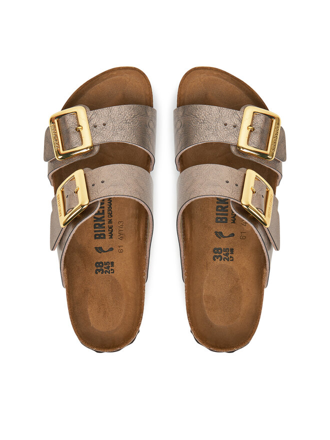 Birkenstock Papucs Birkenstock Sydney Cushion Buckle 1029372 Arany
