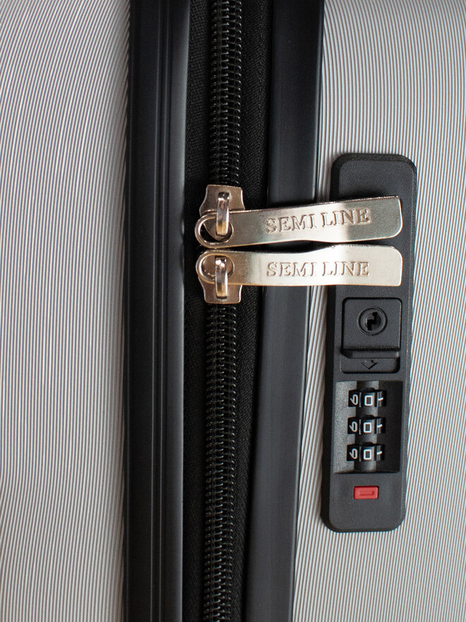 Semi Line Maleta grande Semi Line T5797-3 Plata