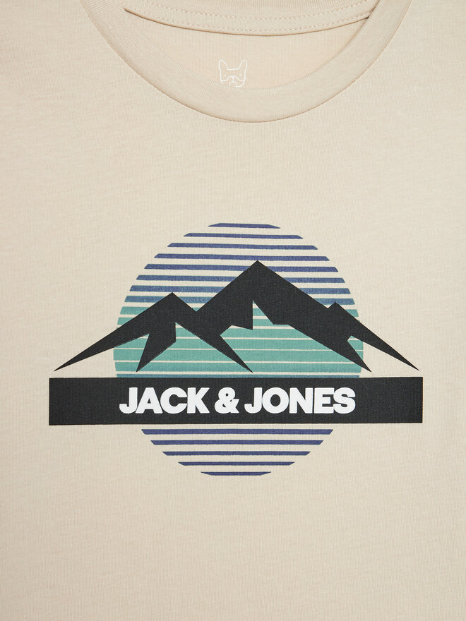 Jack&Jones Junior Jack&Jones Junior Marškinėliai Peak 12259433 Smėlio Standard Fit
